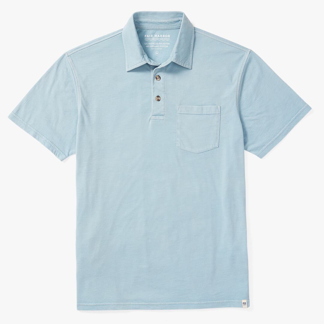 Fair Harbor The Atlantic Polo - Light Blue - Gabrielle's Biloxi
