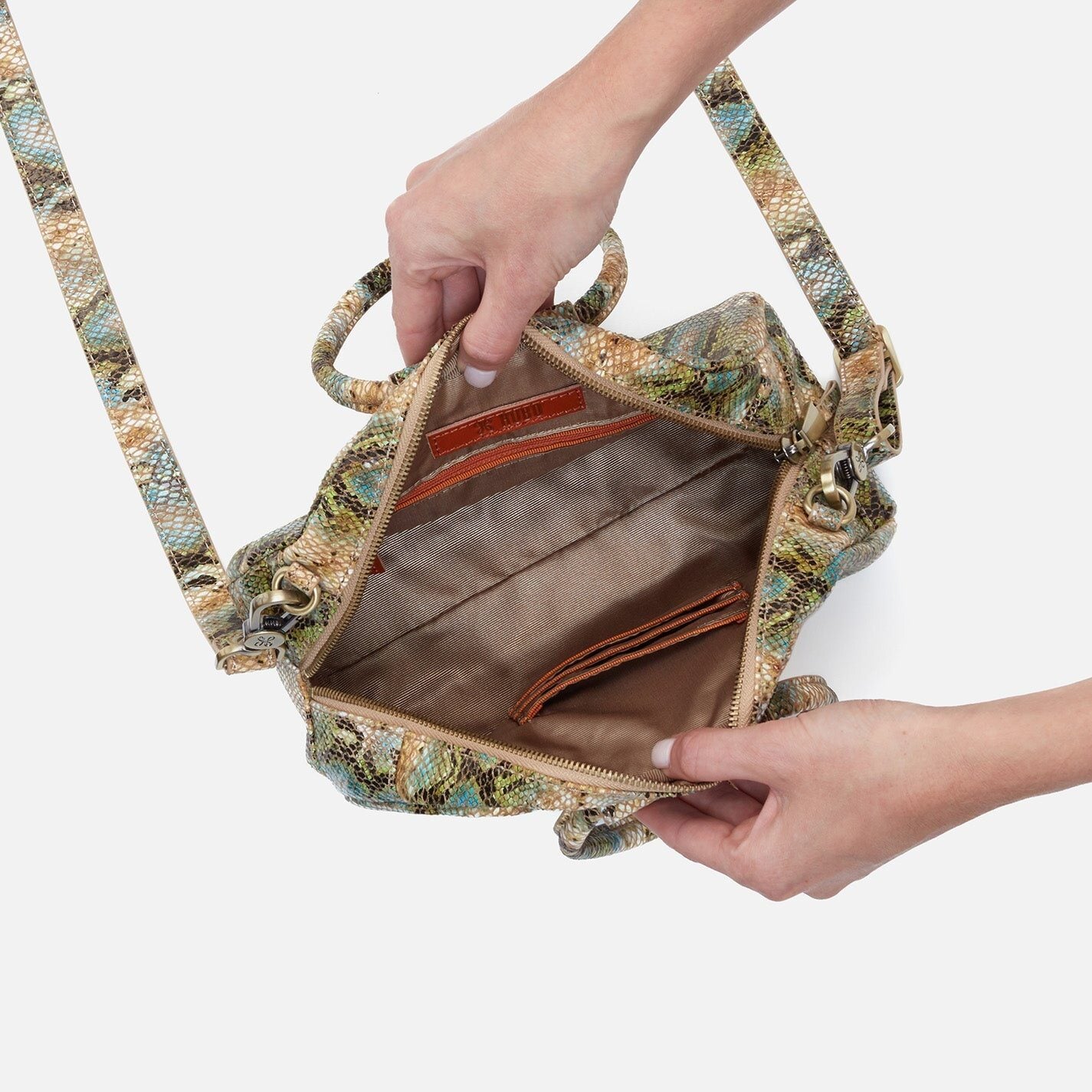 Hobo Sheila Small Satchel - Garden Snake - Gabrielle's Biloxi
