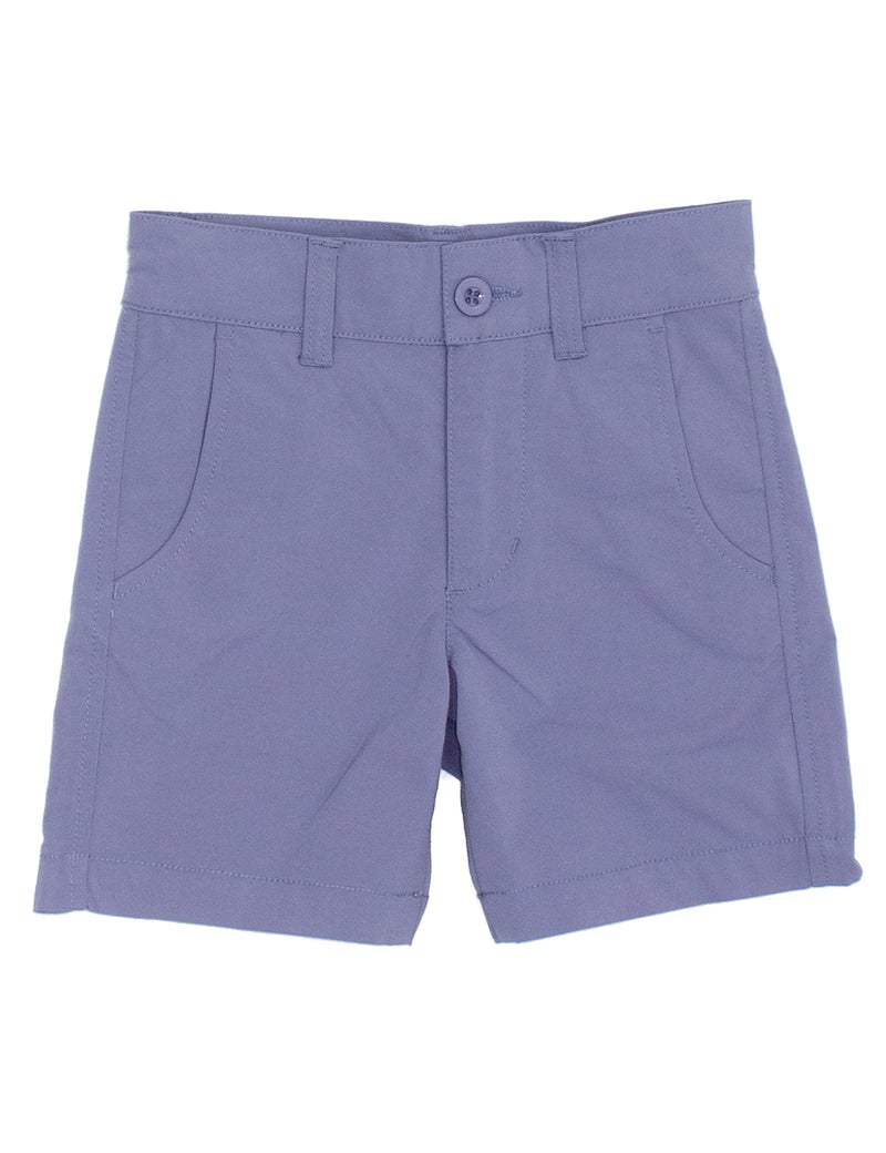 Properly Tied Boys Driver Short Stone Blue - Gabrielle's Biloxi