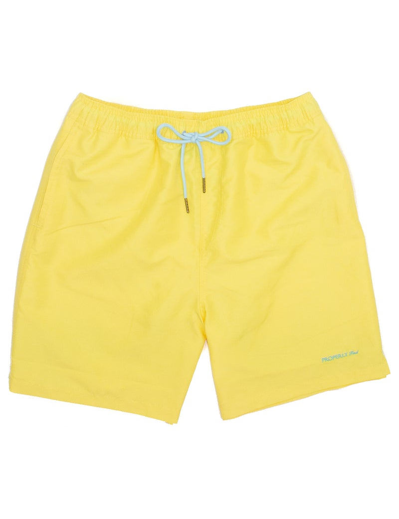 Properly Tied Swim Trunk - Light Yellow - Gabrielle's Biloxi