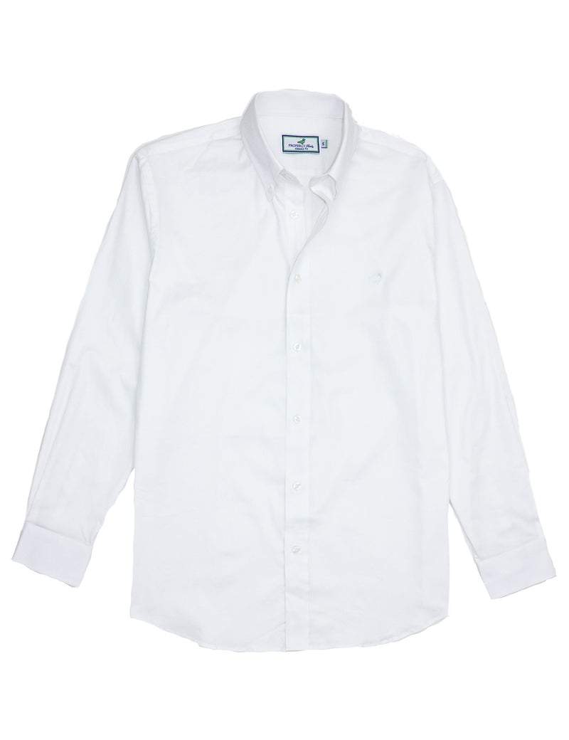 Properly Tied Park Ave Dress Shirt - White - Gabrielle's Biloxi