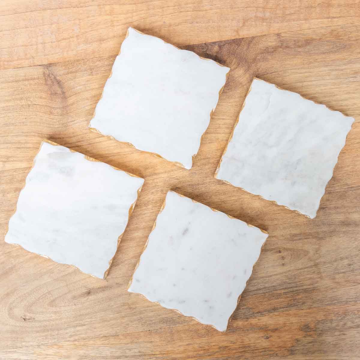 Ferrara Square Marble Coasters - Gabrielle's Biloxi