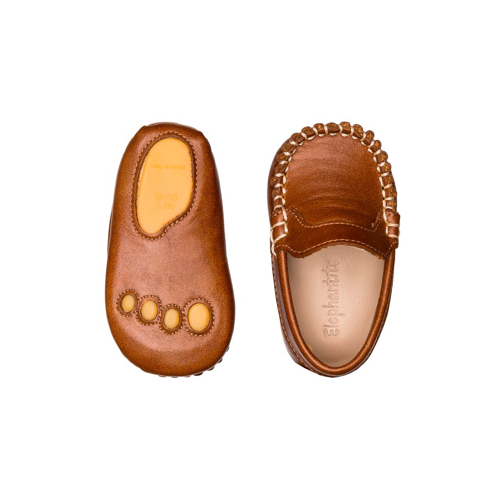 Baby Moccasins- Natural - Gabrielle's Biloxi