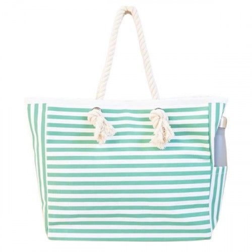 Canaveral Tote Aruba Blue / White - Gabrielle's Biloxi