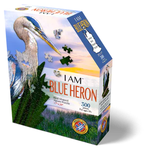 I Am Blue Heron 300 Puzzle - Gabrielle's Biloxi