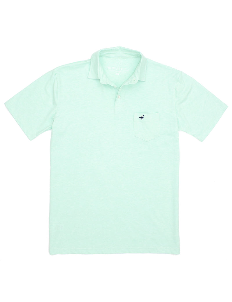 Properly Tied Harrison Pocket Polo - Seafoam - Gabrielle's Biloxi