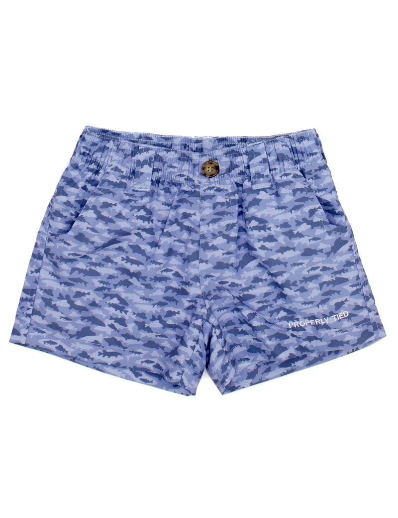 Properly Tied Boys Mallard Short - Deep Sea Camo - Gabrielle's Biloxi