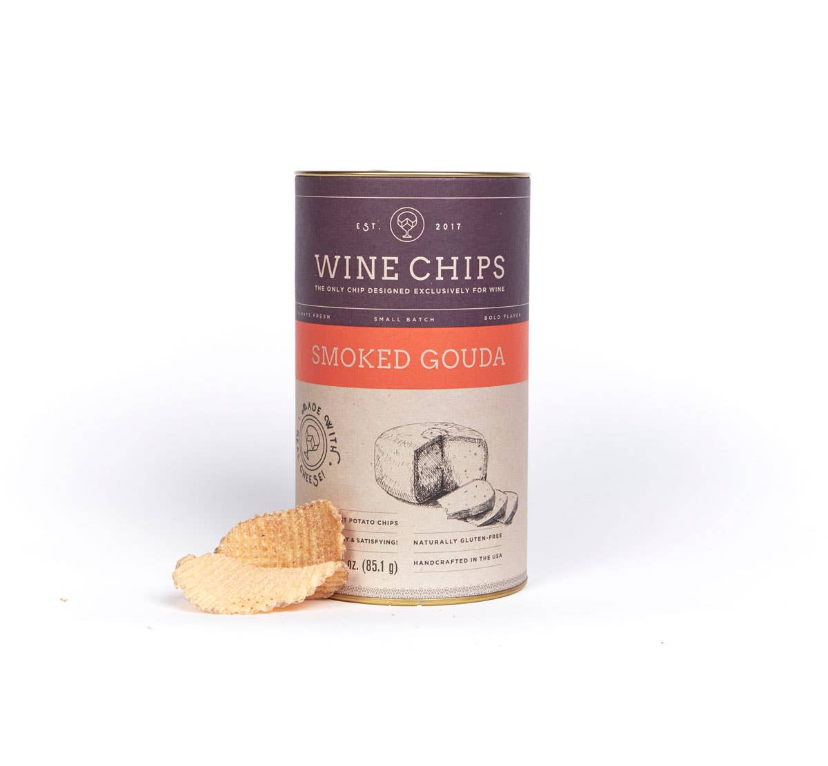 Wine Chips Smoked Gouda - Gabrielle's Biloxi