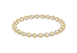 ENewton Classic Grateful Pattern 5mm Bead Bracelet - Mixed Metal - Gabrielle's Biloxi