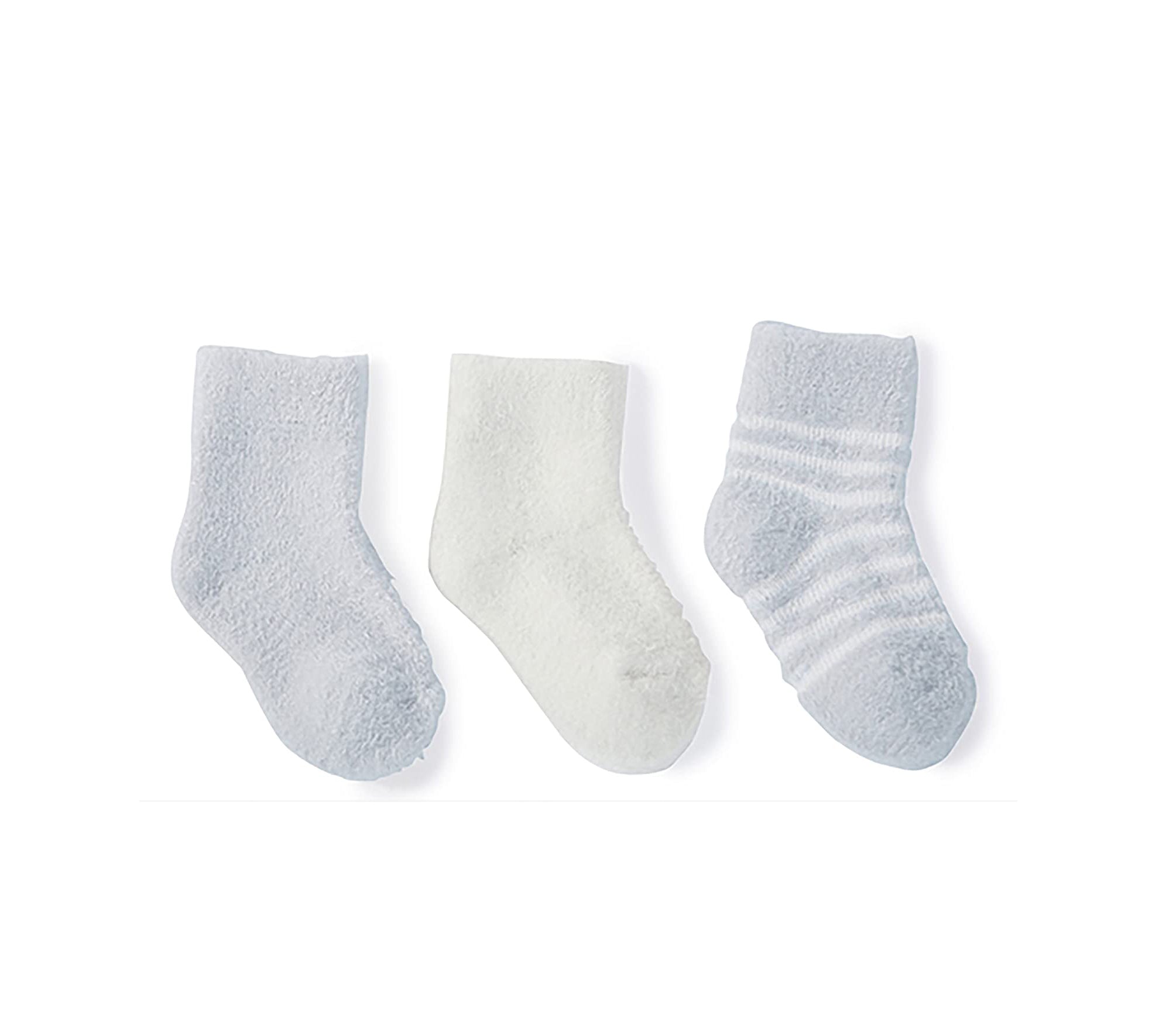 Barefoot Dreams CozyChic Lite Infant Sock Set 3 Pack Blue - Gabrielle's Biloxi