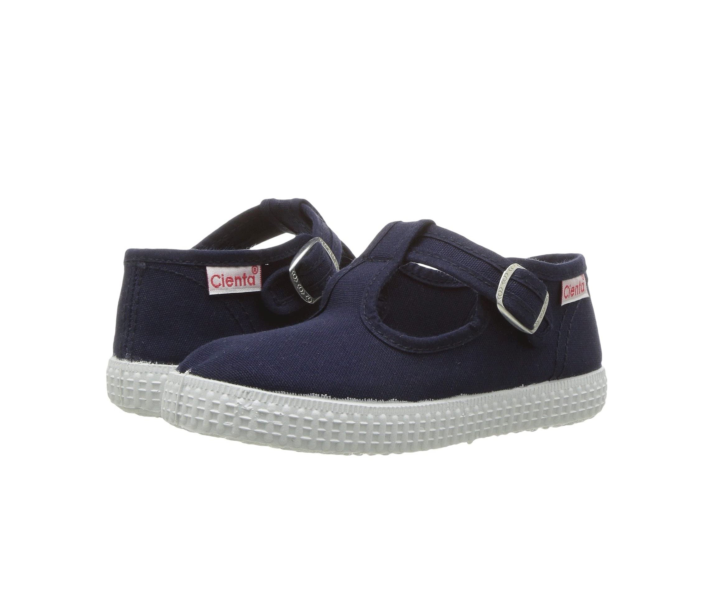 Cienta T-Strap Shoe - Navy - Gabrielle's Biloxi