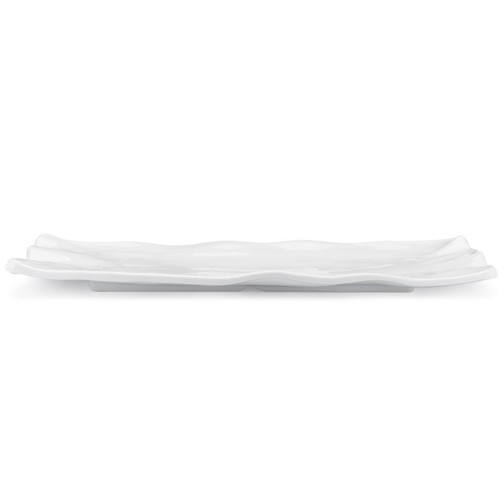 Ruffle White Melamine Sandwich Platter - Gabrielle's Biloxi