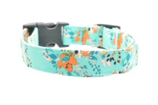Cruz & Regis Teal Floral Collar - Gabrielle's Biloxi