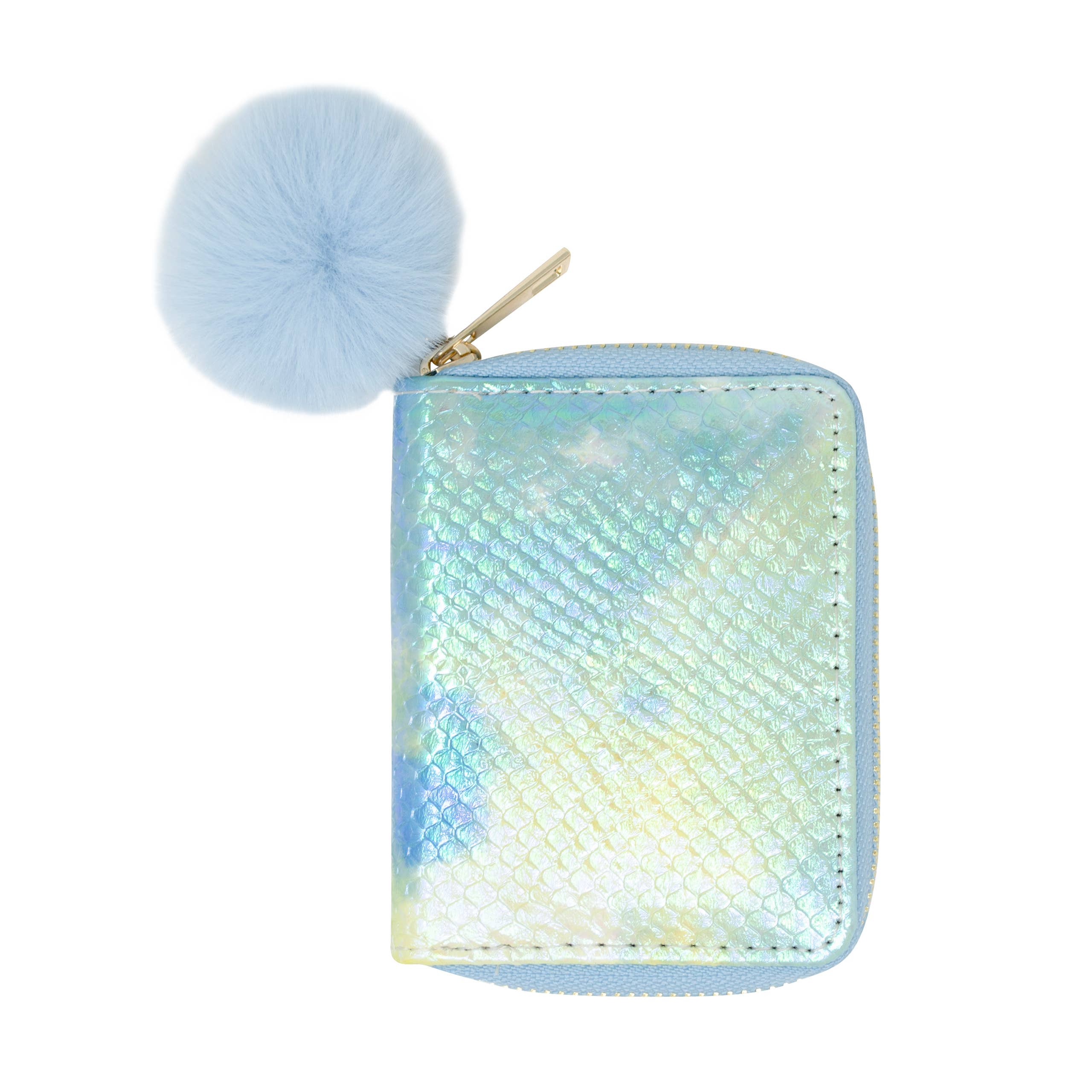 Shiny Tie Dye Mermaid Scale Wallet - Gabrielle's Biloxi