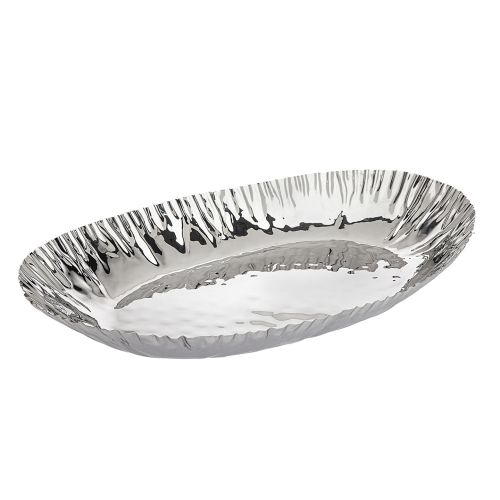 Crumpled Edge Oval Bowl 14x7.5 - Gabrielle's Biloxi