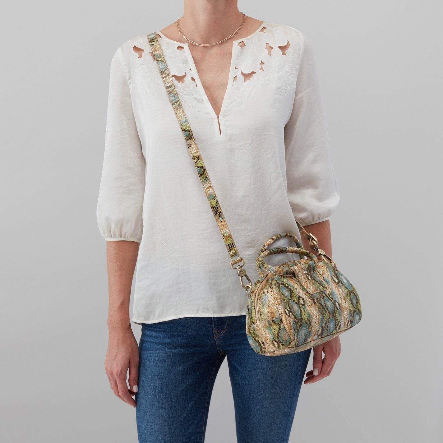 Hobo Sheila Small Satchel - Garden Snake - Gabrielle's Biloxi