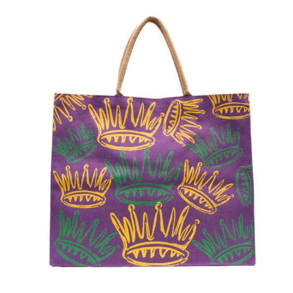 La Couronne Carryall Tote - Mardi Gras - Gabrielle's Biloxi