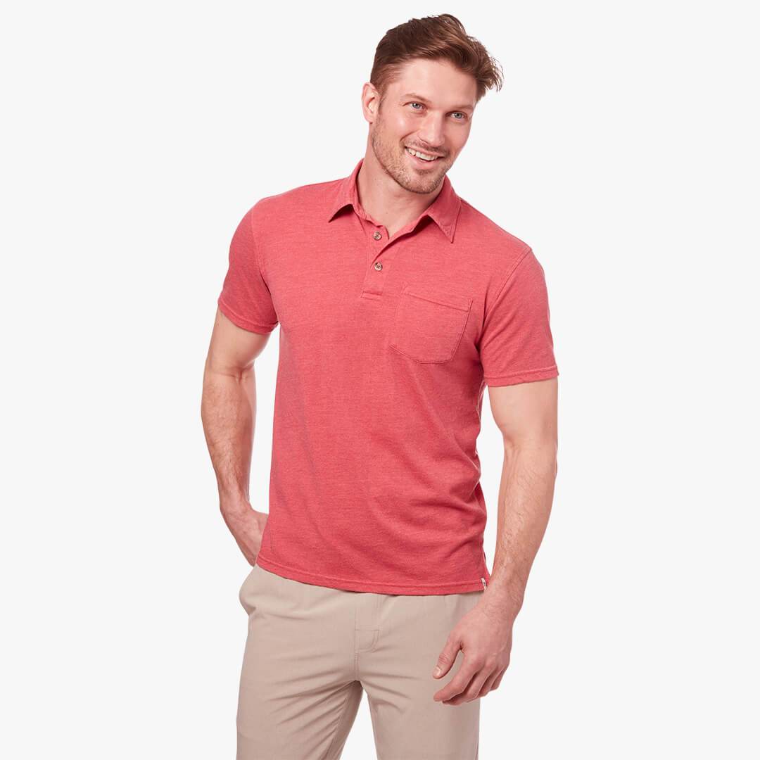 Fair Harbor The Atlantic Polo - Red - Gabrielle's Biloxi