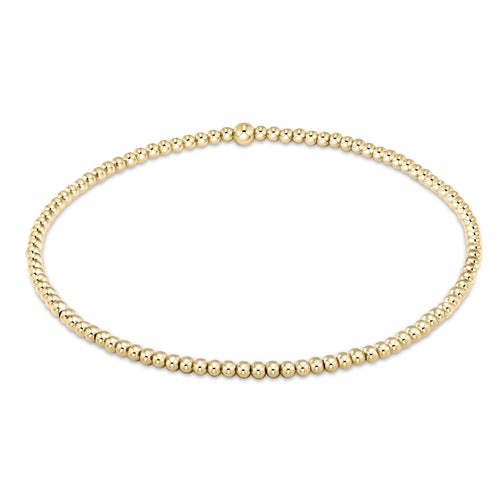 ENewton Classic Gold 2mm Bead Bracelet - Gabrielle's Biloxi