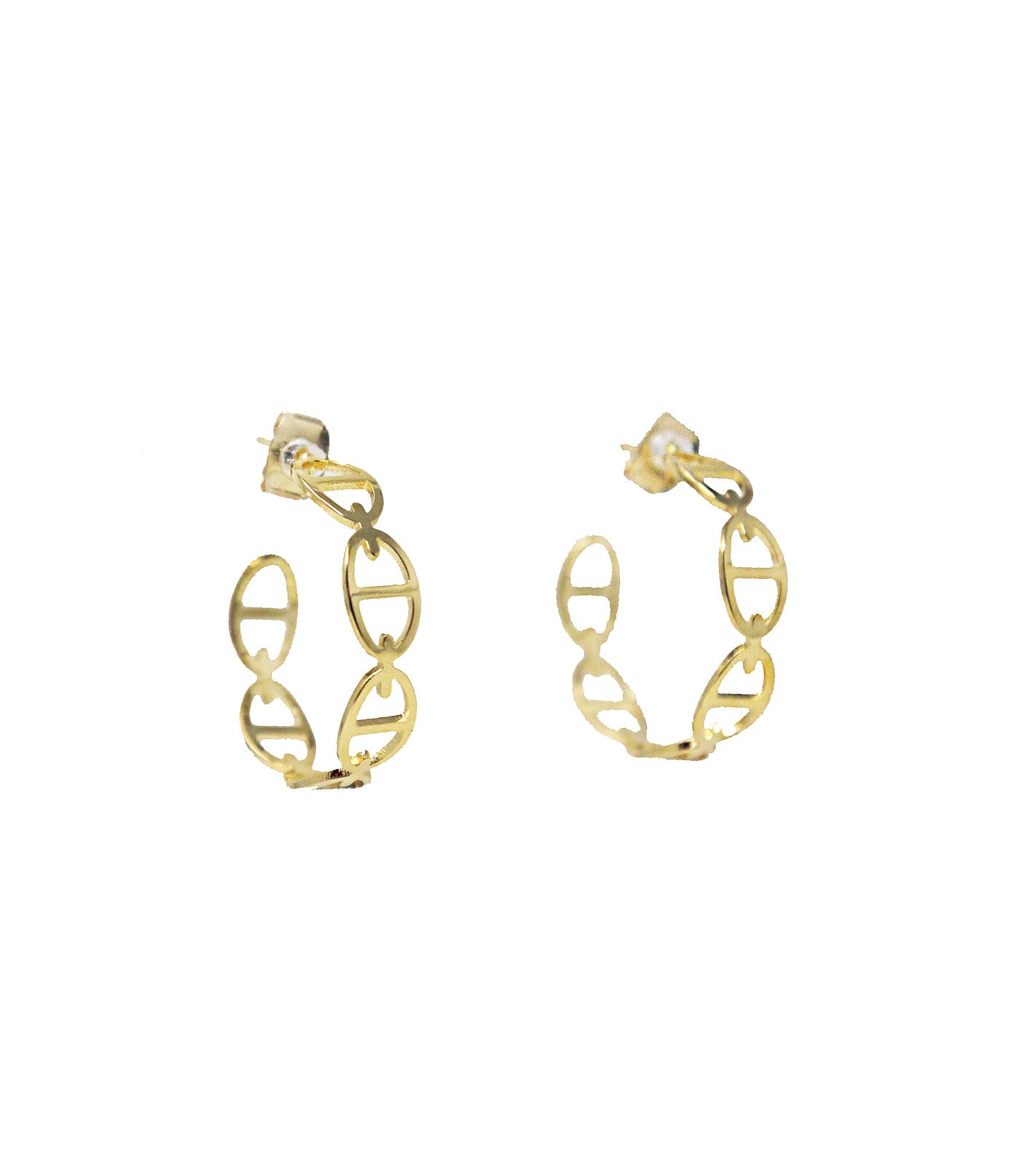 Small Cutout Hoop Earrings - Gabrielle's Biloxi