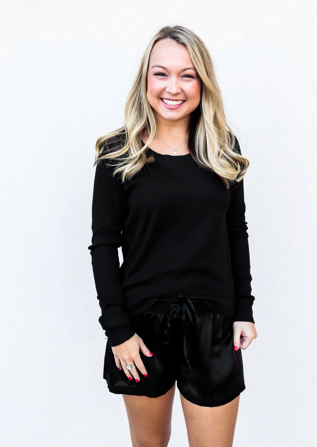 PJ Harlow Rosie Top in Black - Gabrielle's Biloxi