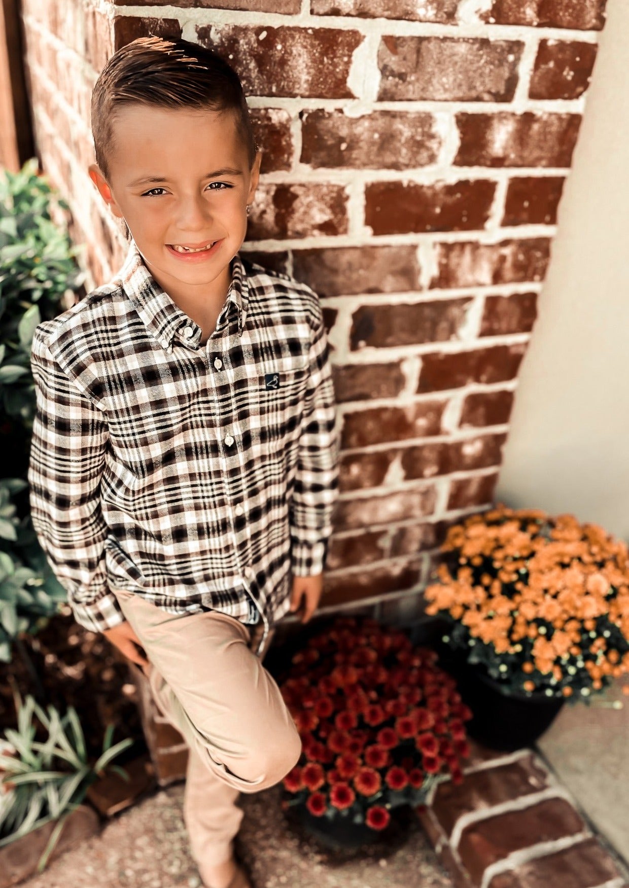 Kids Properly Tied Signature Flannel - Lodge - Gabrielle's Biloxi