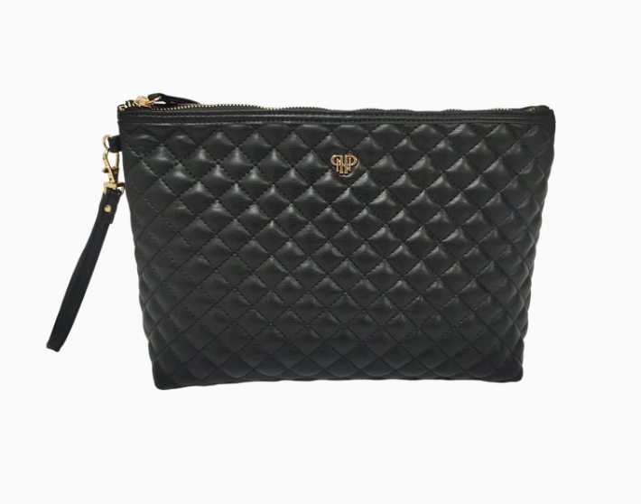 Pursen Litt Makeup Case Black Quilted - Gabrielle's Biloxi