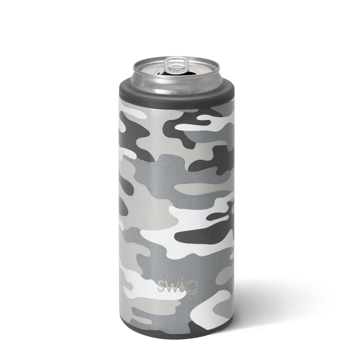 Swig 12oz Skinny Can Cooler Incognito Camo - Gabrielle's Biloxi