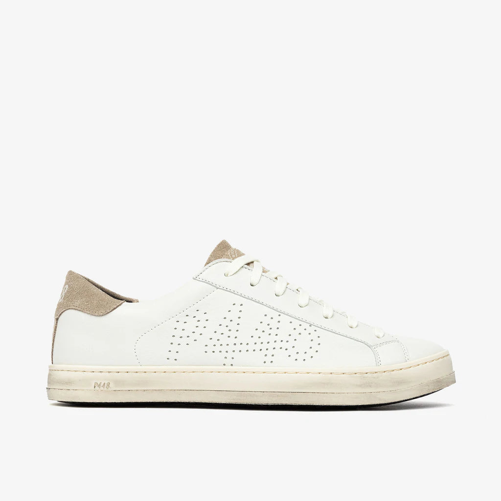 P448 Mens John - Cream Tab - Gabrielle's Biloxi