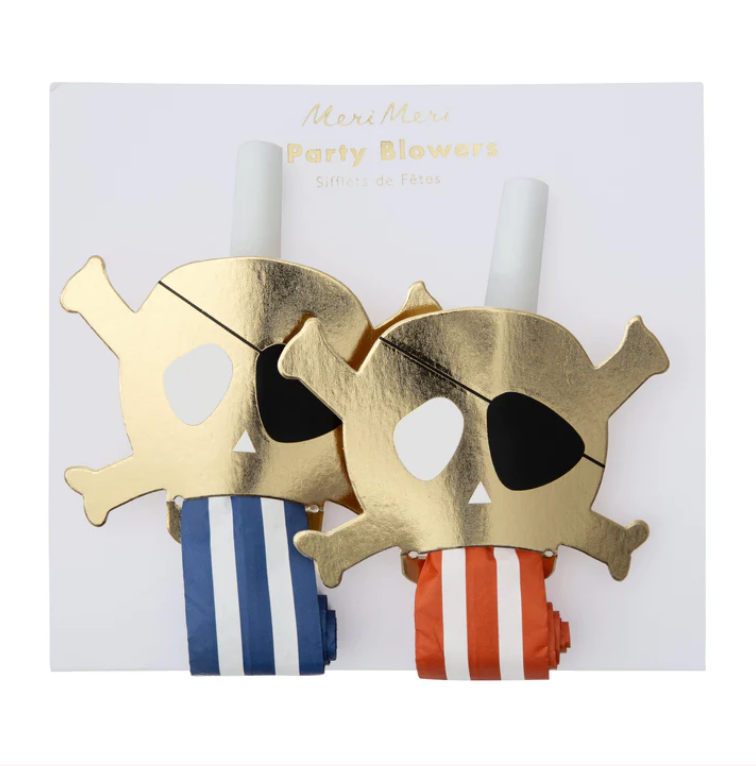 Meri Meri Pirates Bounty Party Blowers - Gabrielle's Biloxi