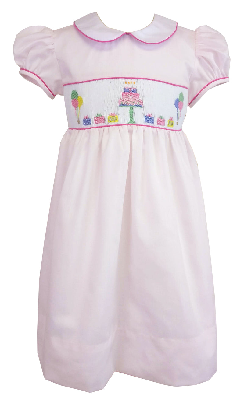 Birthday Girl Smocked Dress - Gabrielle's Biloxi