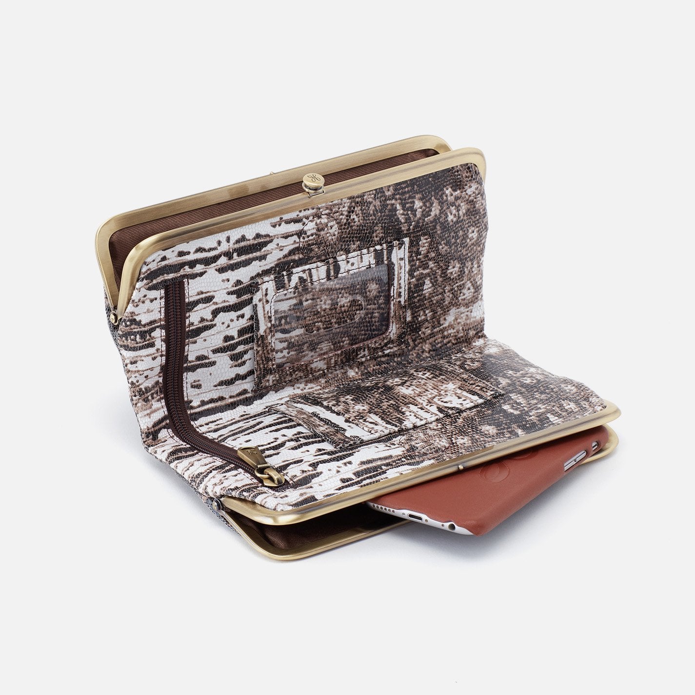 Hobo Lauren Wallet - Lizard Print - Gabrielle's Biloxi