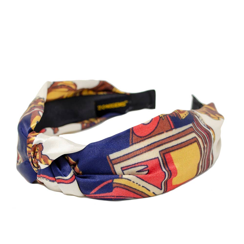 Silk Knot Headband - Ivory - Gabrielle's Biloxi
