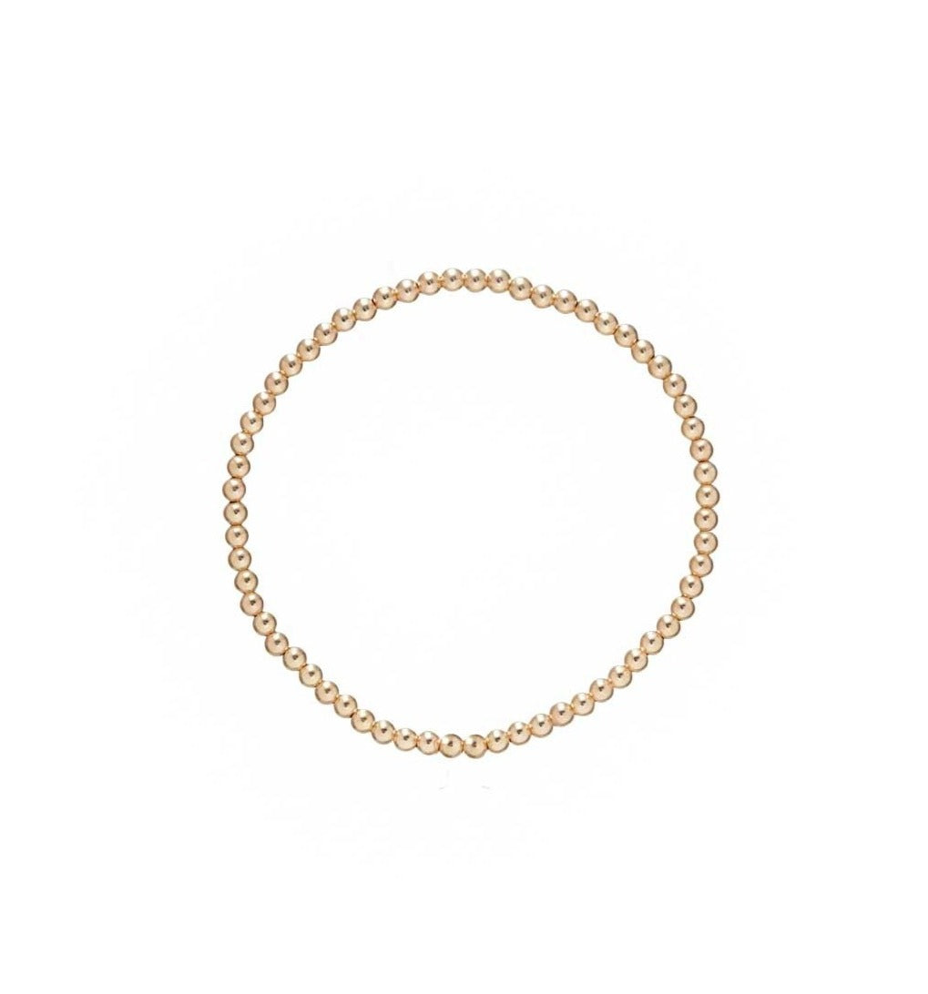 ENewton Gold 3mm Bead Bracelet - Gabrielle's Biloxi