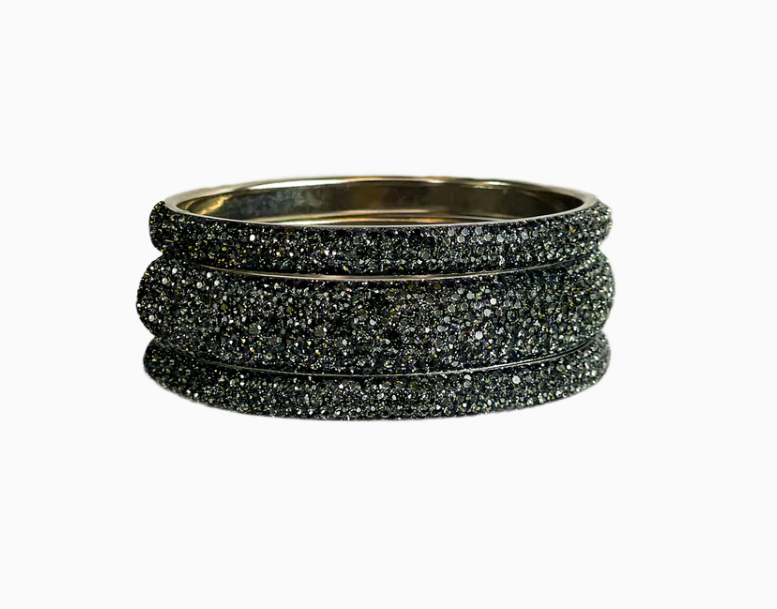 Pursen Bollywood - Black Crystal 3 pcs - Gabrielle's Biloxi