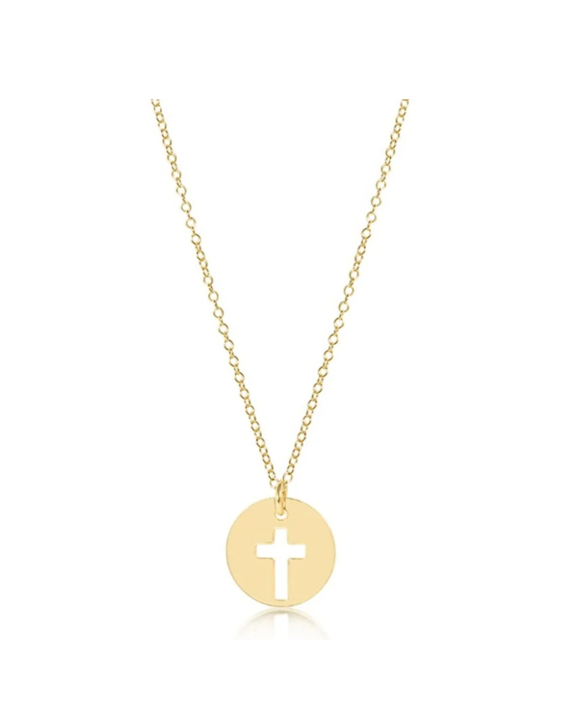 ENewton 16" Necklace Gold Blessed Charm - Gabrielle's Biloxi