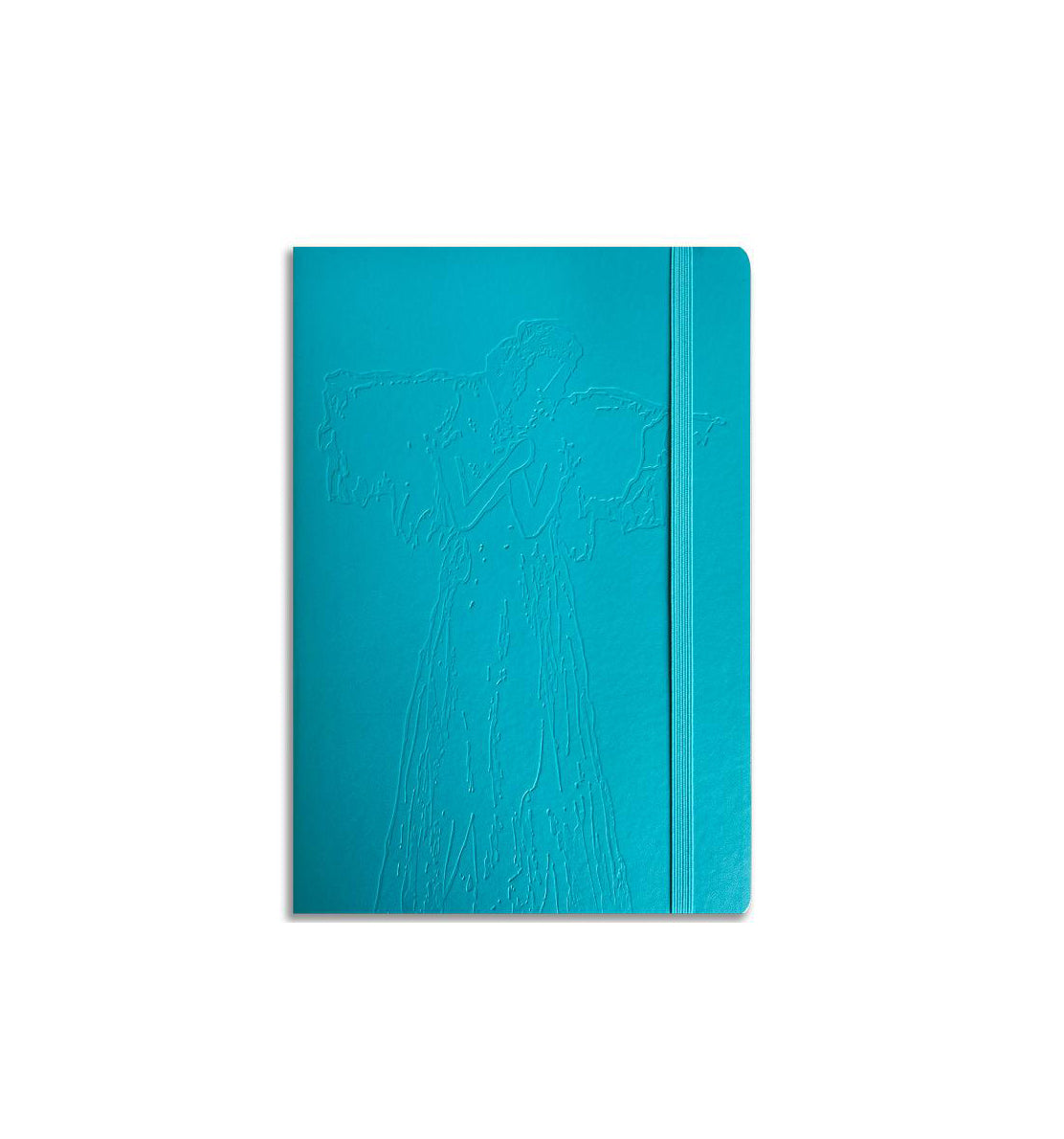 Anne Neilson Blue Debossed Angel Journal - Gabrielle's Biloxi