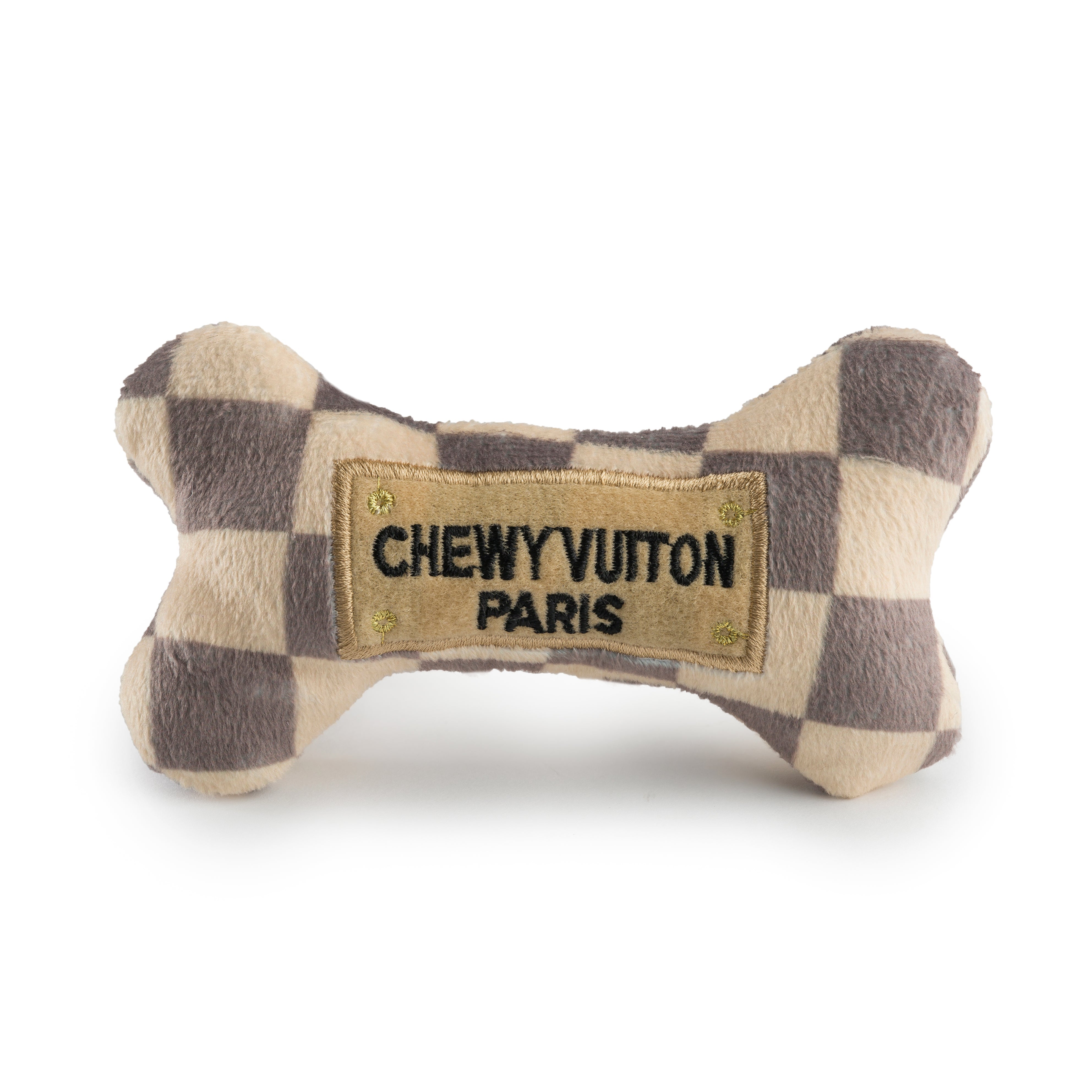 Checker Chewy Vuiton Bone Toy - Gabrielle's Biloxi