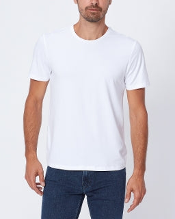 Paige Cash Crew Neck Tee - Fresh White - Gabrielle's Biloxi