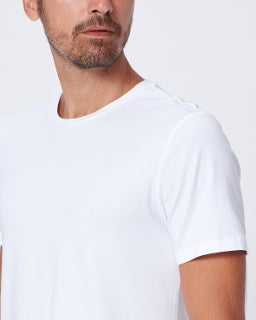 Paige Cash Crew Neck Tee - Fresh White - Gabrielle's Biloxi