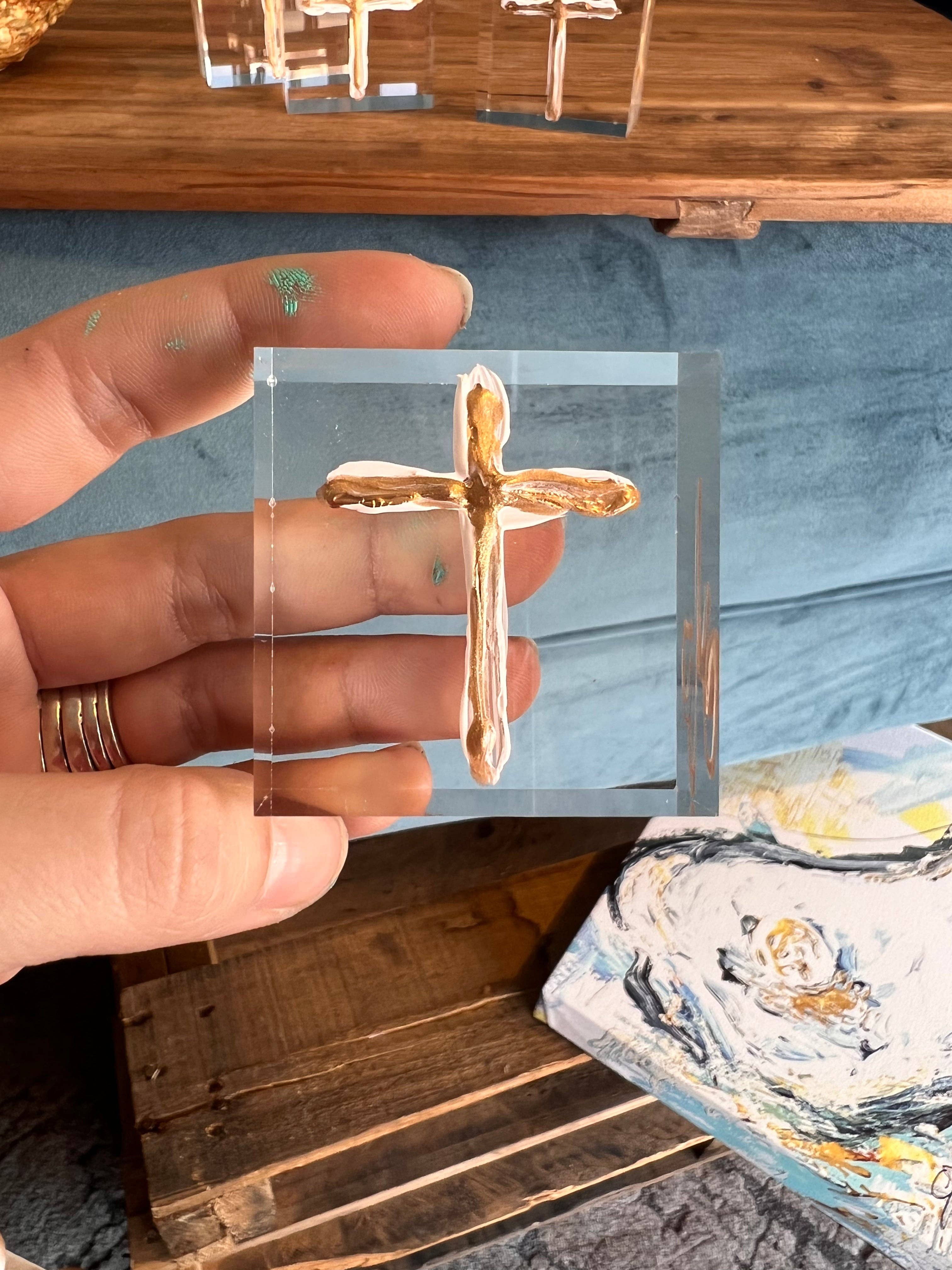 Lucite Cross - Gabrielle's Biloxi