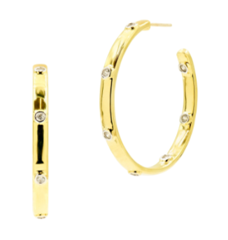 Freida Rothman Radiance Chunky C - Hoop Earring M - Gabrielle's Biloxi