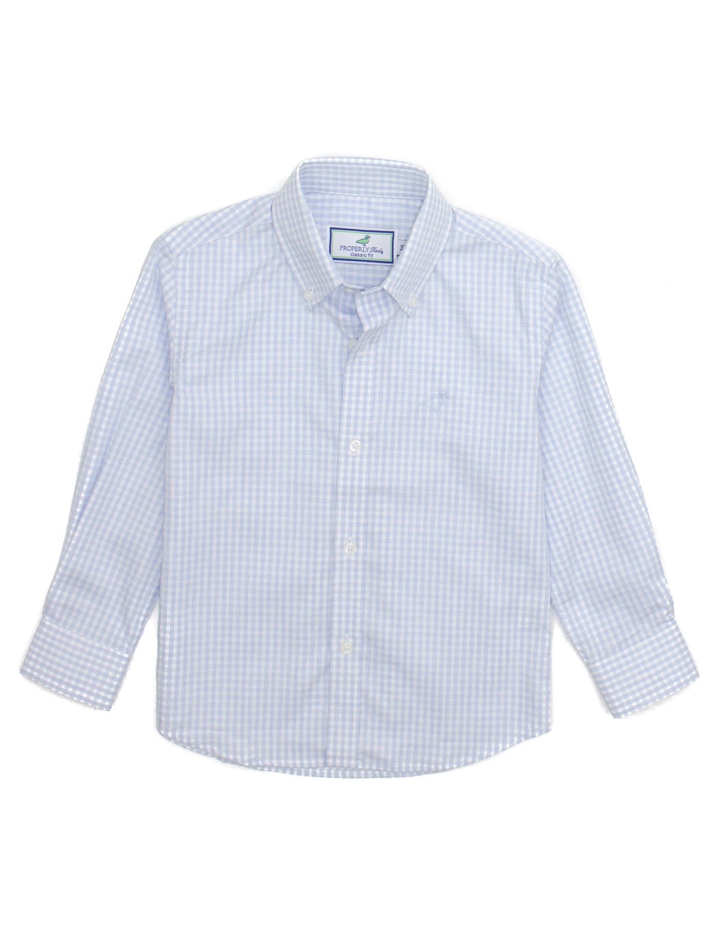 Properly Tied Park Avenue Dress Shirt - Cloud Check - Gabrielle's Biloxi