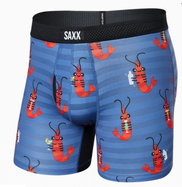 Saxx DropTemp Cool Mesh BB Fly - Shrimp Cocktail - Gabrielle's Biloxi