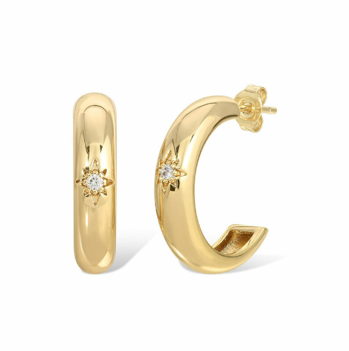 Joy Dravecky Eden Hoop - Gold - Gabrielle's Biloxi