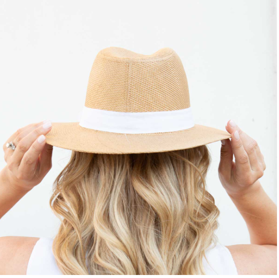 Panama Wide Brim Fedora - Gabrielle's Biloxi