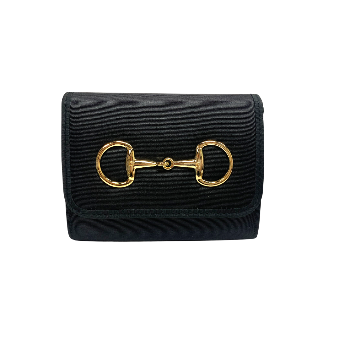 Eleanor Black Snaffle Clutch - Gabrielle's Biloxi