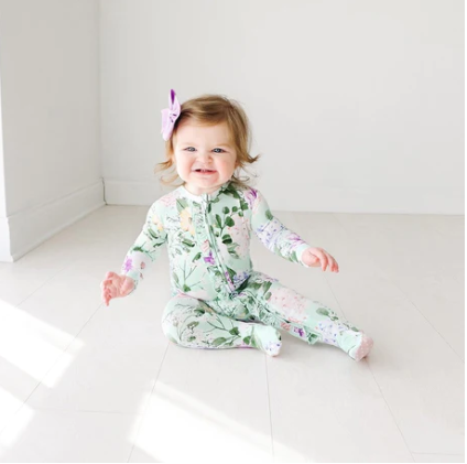 Posh Peanut Erin Footie Ruffled Zippered One Piece - Gabrielle's Biloxi