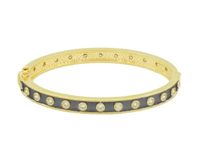Freida Rothman Visionary Fusion Eternity Hinge Bangle - Gabrielle's Biloxi