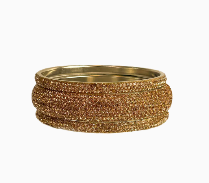 Pursen Bollywood - Gold Crystal 3pcs - Gabrielle's Biloxi